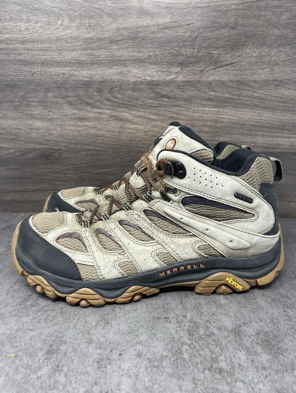 Merrell Moab 3 Hiking Boots Womens Size 11 Brown Black Outdoors